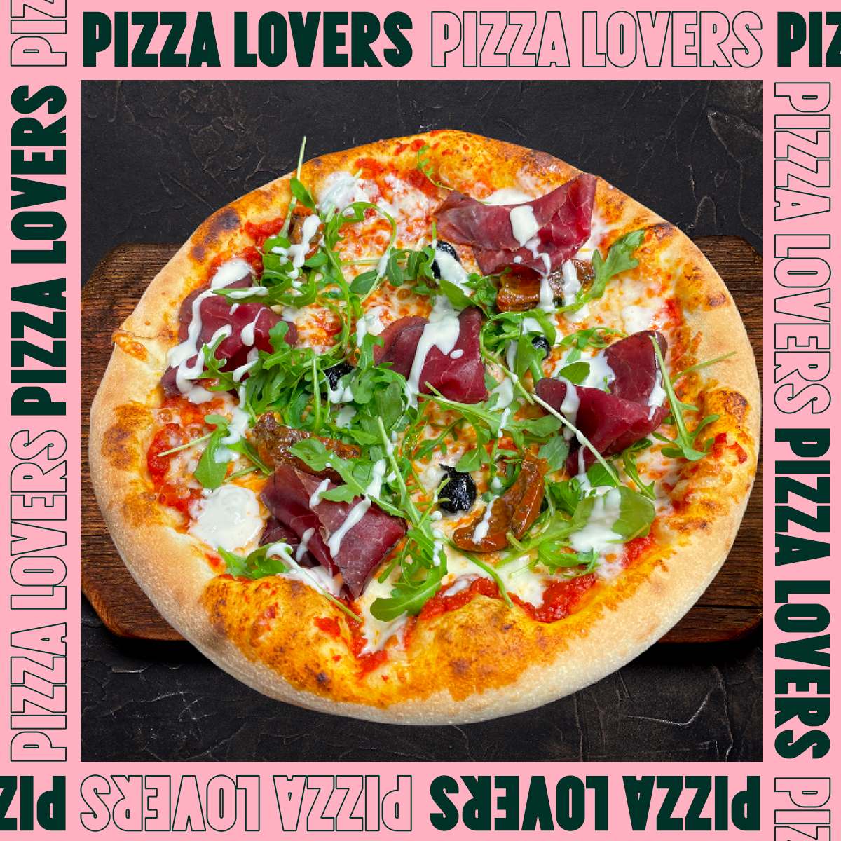 post réseaux sociaux pizza