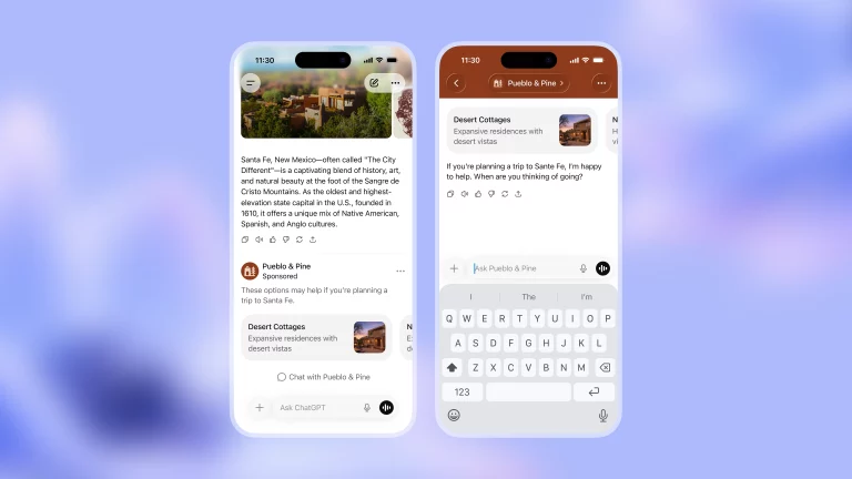 La publicité sur Chatgpt arrive en 2026